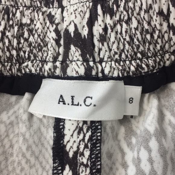 NWOT A.L.C Elijah Python Print Pants - Picture 9 of 10